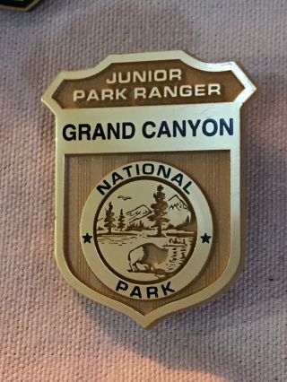 Grand Canyon National Park Junior Park Ranger Plastic Pin Back Badge Nps