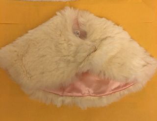 Vintage Fur Cape For 20” Fashion Doll Alexander Cissy Mrs Revlon Tagged Josie