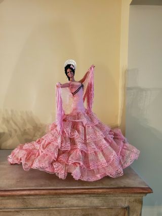 Vintage Flamenco Dancer Doll Made In Spain - 18 "