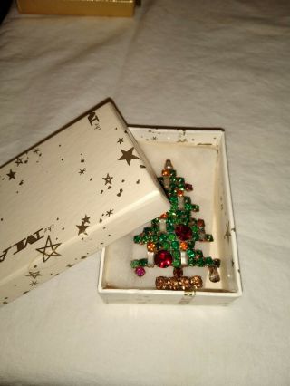 Antique Christmas Tree Brooch /Pin By Weiss 4