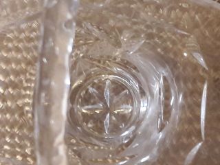 Hand - Cut Echt Bleikristall Lead Crystal Basket West Germany Rare 6 