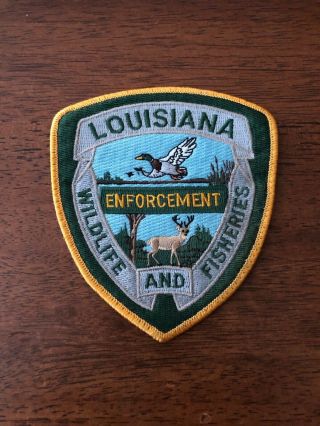 Louisiana Wildlife And Fisheries Enforcement Lwfd Patch