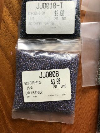 11/0,  15/0 Lined Beads For Jewelry Making 5