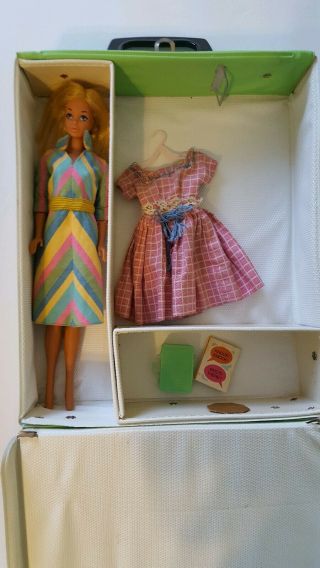 Vintage Barbie 1966 Doll With Case And Wow