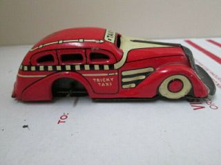 Vintage Collectible Antique Marx Tin Wind Up Tricky Taxi For Repair