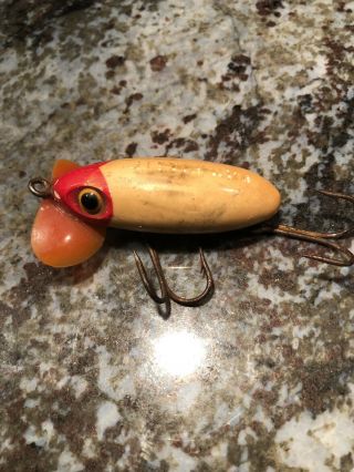 Vintage Fred Arbogast Early Jitterbug Fishing Lure Antique Tackle Box Bait Bass