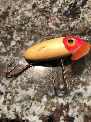 Vintage Fred Arbogast Early Jitterbug Fishing Lure Antique Tackle Box Bait Bass 4