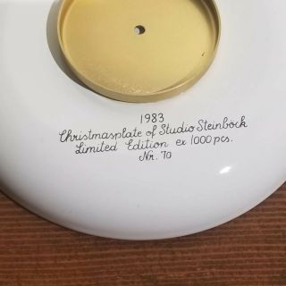 Email Studio Steinbock Hilde Austria Enameled Bowl Dish 1983 70 Limited Edition 4