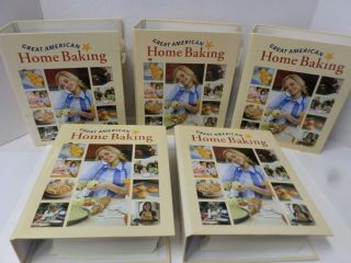 Vintage Set Of Five Great American Home Baking Cook Books Groups 1 - 10