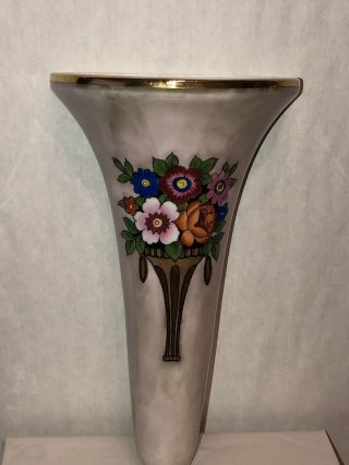 53 Estate Find Antique Wall Pocket Vase Luster Noritake