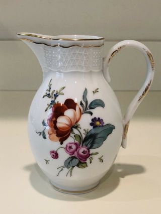 Hochst Hand Painted Porcelain Floral Creamer