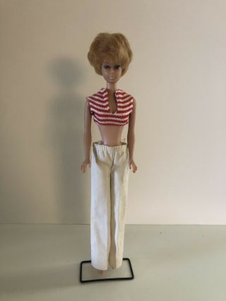 1958 Blonde Bubble Cut Barbie Doll Vintage