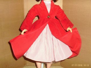 Vintage Dress & Coat For Madame Alexander Cissy Doll Or Other Similar Size