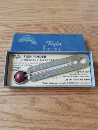 Vintage Taylor Instrument Fish Finder Fisherman 