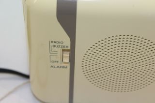 SONY Alarm Clock Dream Machine AM FM Digital Radio ICF - C101W White 4