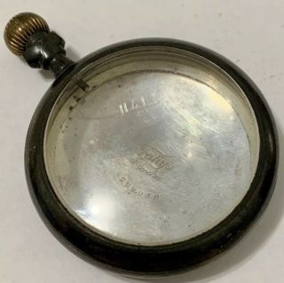 Fahys 18s 925 Fine Silver Pocket Watch Case Antique Some Wear Screw On F1799