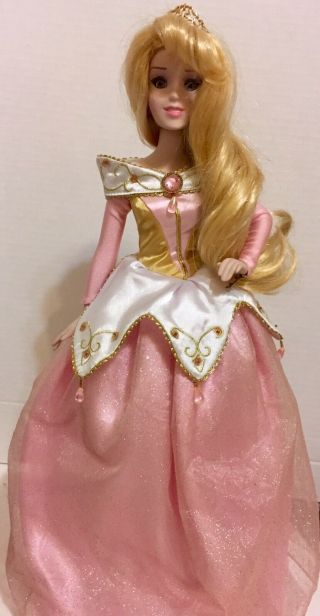 Brass Key For Disney Aurora Sleeping Beauty Porcelain Doll