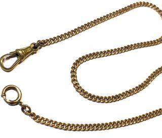 Antique Vintage Gold Filled Watch Fob Watch Chain