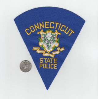 Obsolete Connecticut State Police Patch Highway Patrol Trooper
