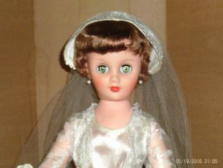 Vintage 20 1/2 In.  Bride Doll Marked 14 R - Revlon Type