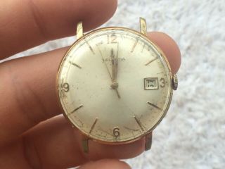 Vintage men ' s Helvetia hand - winding watch 2