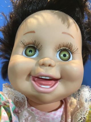 Vintage Baby Face Toddler 1990s Doll Galoob 3 So Happy Heidi