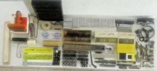Antique Printers Linomats,  Hempel Quoins,  Engravers Calculator,  Misc.  Parts/piec