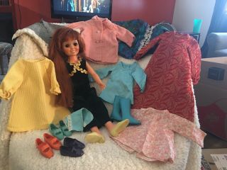 1970’s Chrissy Doll W/ Shoes and Outfits 2