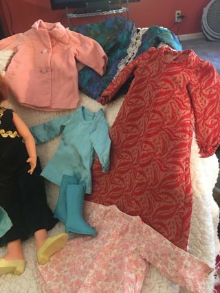 1970’s Chrissy Doll W/ Shoes and Outfits 4