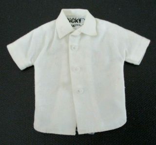 Vintage Barbie: Ricky 1503 Sunday Suit White Short Sleeve Shirt