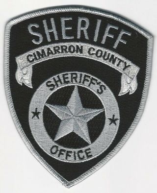 Cimarron County Sheriff State Oklahoma Ok Patch