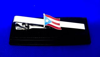Puerto Rico Flag Tie Clip Puerto Rican Flag Pin Badge Charm