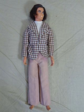 Vintage 1972 Mod Hair Ken Doll W/ Checkered Outfit - Barbie