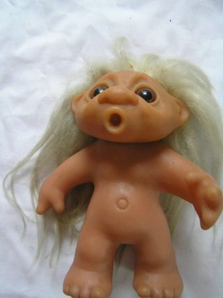 Vintage 1984 Thomas Dam Troll Doll 6 " Denmark