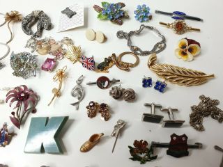 Antique or Vintage Mixed Costume Jewellery Jewelry Joblot brooch NR 5