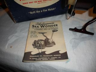 Vintage Shakespeare 2091 Sea Wondereel With Papers 3