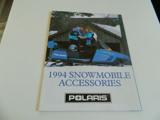 1994 Polaris Snowmobile Accessories Sales Brochure 19 Pages