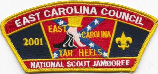 East Carolina Council 2001 National Jamboree Yel Csp Sap Croatan Lodge 117 Bsa