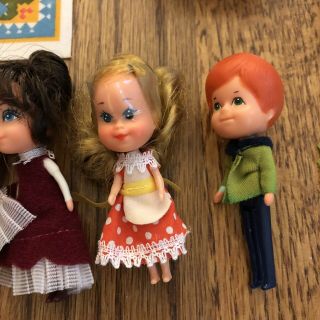 Vintage 1980 Mattel The Littles Dollhouse Furniture Dolls Accessories Baby 6