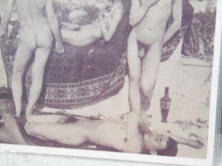 VTG 1993 Wilhelm Von Gloeden Photograph Post Card Jack Woody Male Nudes C.  1900 4