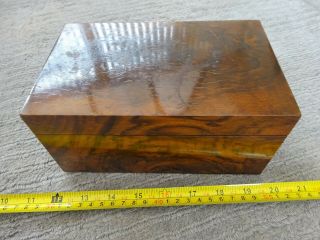 Vintage Walnut Veneer? Wooden Box