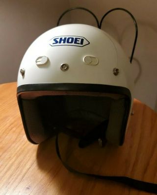 Vintage Shoei Rj - 101v Helmet Open Face Large