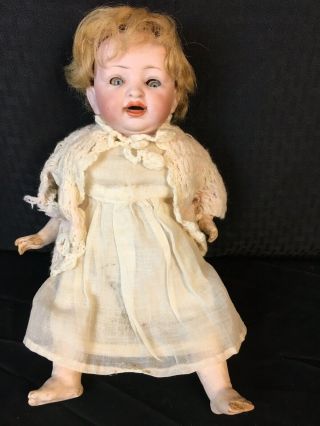 Antique Hermann Steiner Bisque Baby Doll H 402 S Adorable Chubby Face 12”