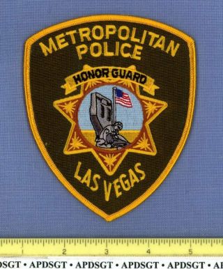 Las Vegas Metro Honor Guard Nevada Police Patch Fallen Officer Memorial