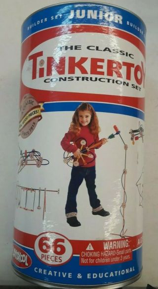 The Classic Tinker Toys Construction Junior Builder Set 2006 Incomplete Set