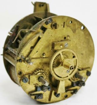 Antique French 8 Day Bell Striking Mantel Movement,  Spares/repair,  Clock Parts