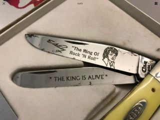 Vintage Case Xx Collectors Series Elvis King Of Rock & Roll Folding Knife
