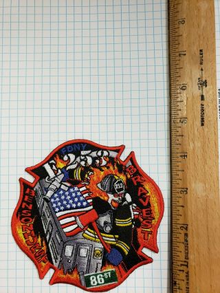 Fdny Engine 253 York City Fire Patch Rare And Unsewn