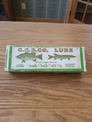 Creek Chub Bait Company No.  5501 Jointed Snook Pikie Box Only