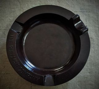 Antique The Pullman Co.  Railroad Ashtray By Samuel & Lewis Co.  Inc.